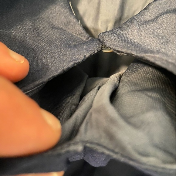 Maisie Free People midi dress in deep blue NWOT. Tie front accent, lined, zipper - Picture 9 of 9